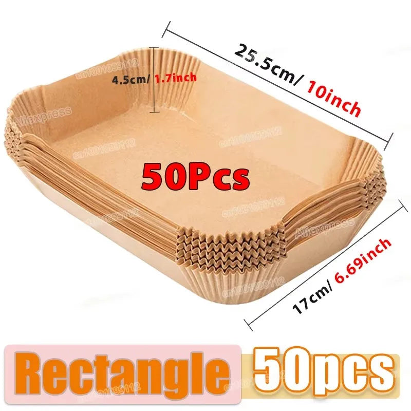 Papel para Assar sem Óleo Air Fryer