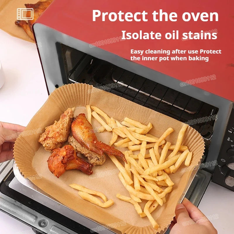 Papel para Assar sem Óleo Air Fryer