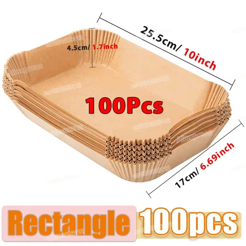 Papel para Assar sem Óleo Air Fryer