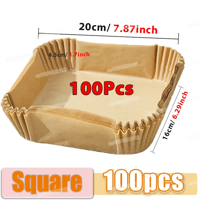 Papel para Assar sem Óleo Air Fryer