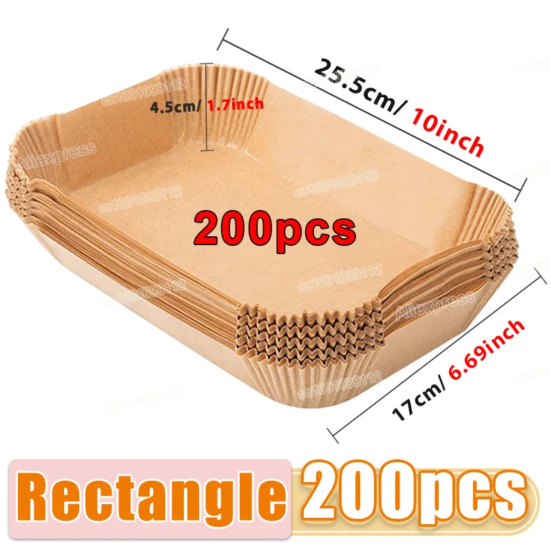 Papel para Assar sem Óleo Air Fryer